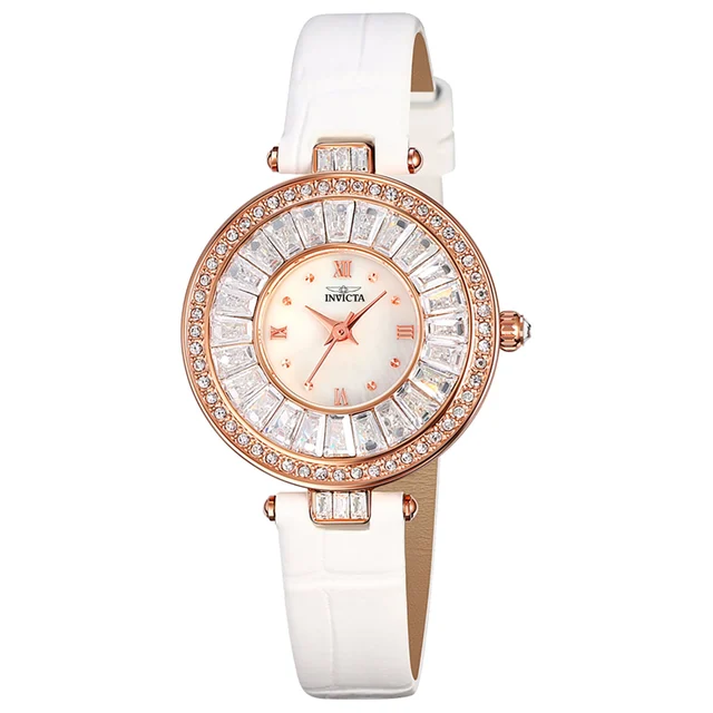 Invicta Celestial Watch - 30mm, White (70349) kol saati