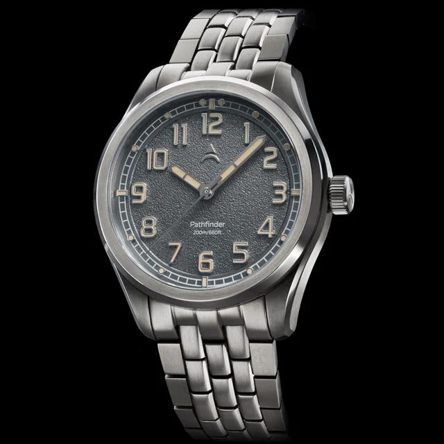 Axios Pathfinder 200M Everyday Watch with Slate Grey Dial #AX-PTH-03 kol saati
