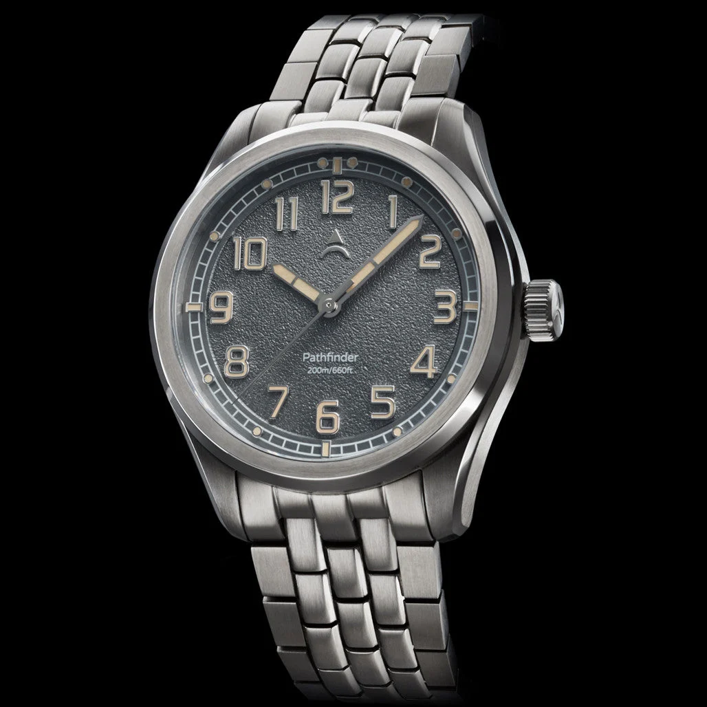 Axios Pathfinder 200M Everyday Watch with Slate Grey Dial #AX-PTH-03 47 mm kol saati
