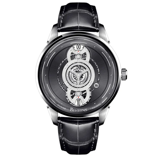 Behrens Interstellar Travel Black BHR012BLK01 kol saati