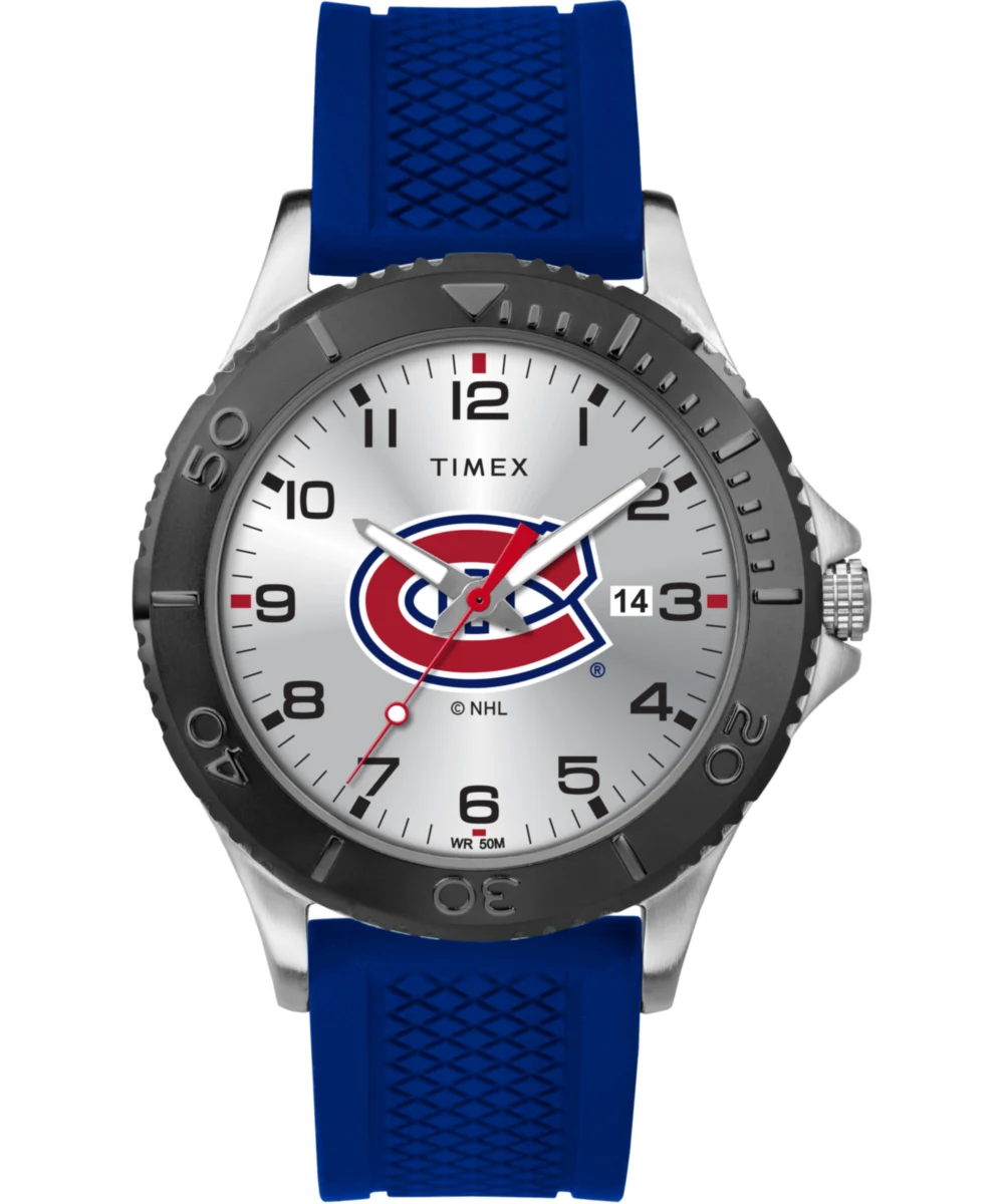 Timex Gamer Royal Blue Montreal Canadiens TWZHCANMN 42 mm kol saati