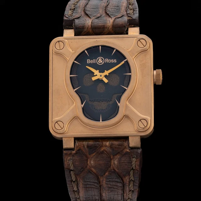 Bell & Ross Skull Bronze BR0192-SKULL-BR 210009N30904 kol saati