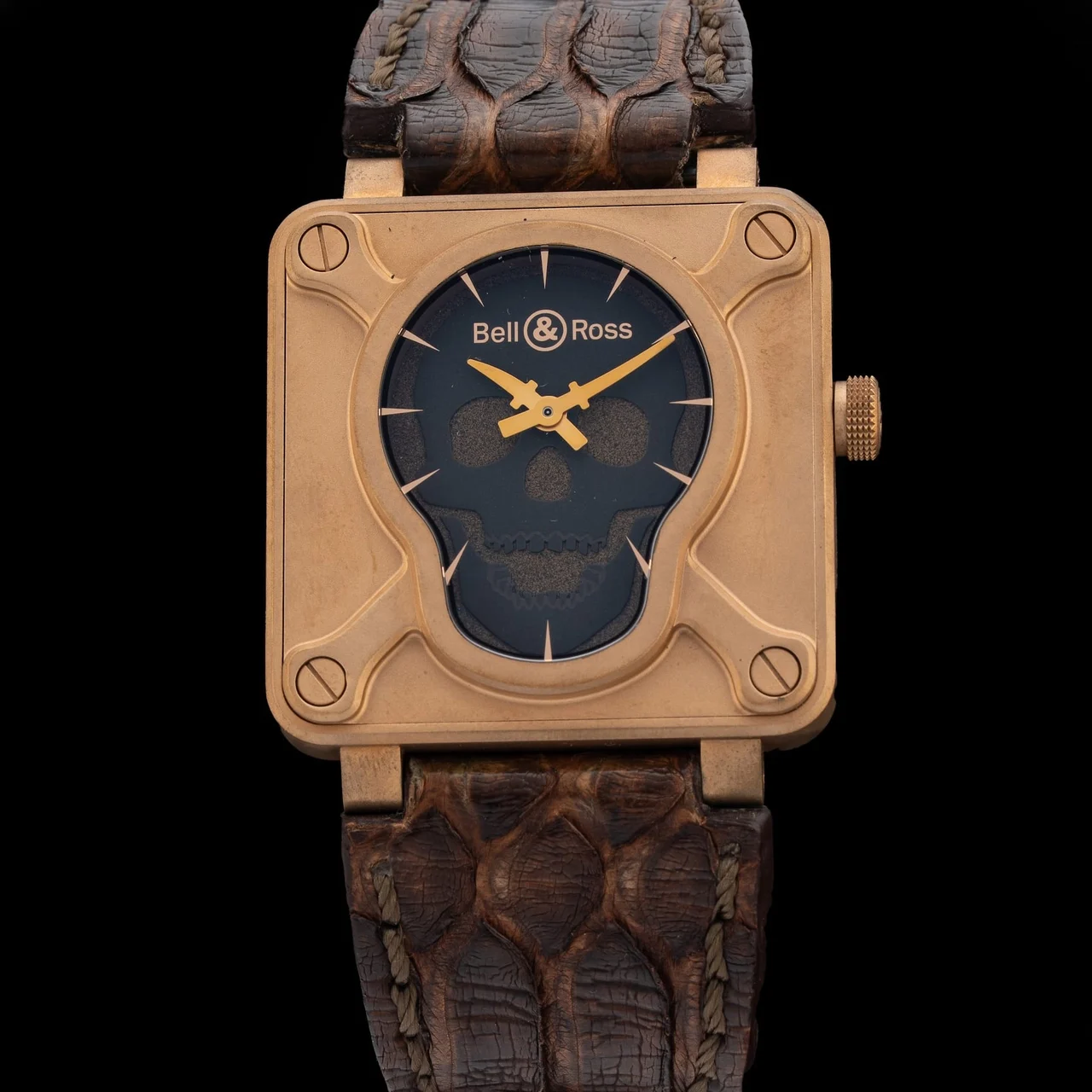 Bell & Ross Skull Bronze BR0192-SKULL-BR 210009N30904 kol saati