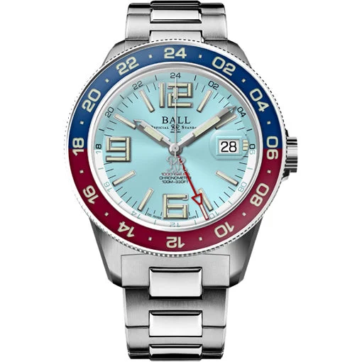 Ball Engineer III Maverick GMT 40mm Ice Blue Dial DG3028C-S1CJ-IBE 40 mm kol saati