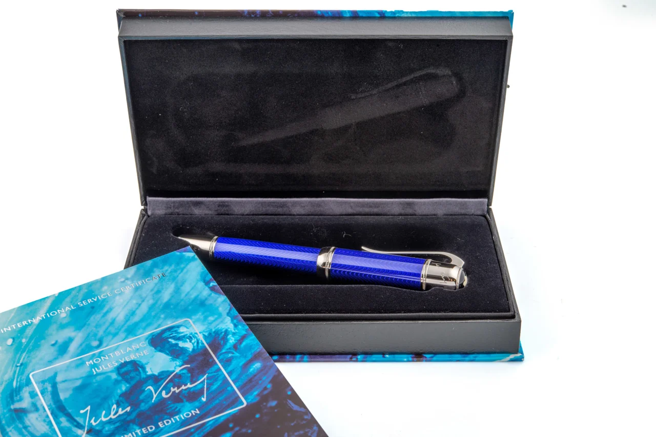 Montblanc “Writers Edition”, Ref. 8492, made in 2003 “Jules Verne”, limited edition, No. 12 170 / 18 500 kol saati