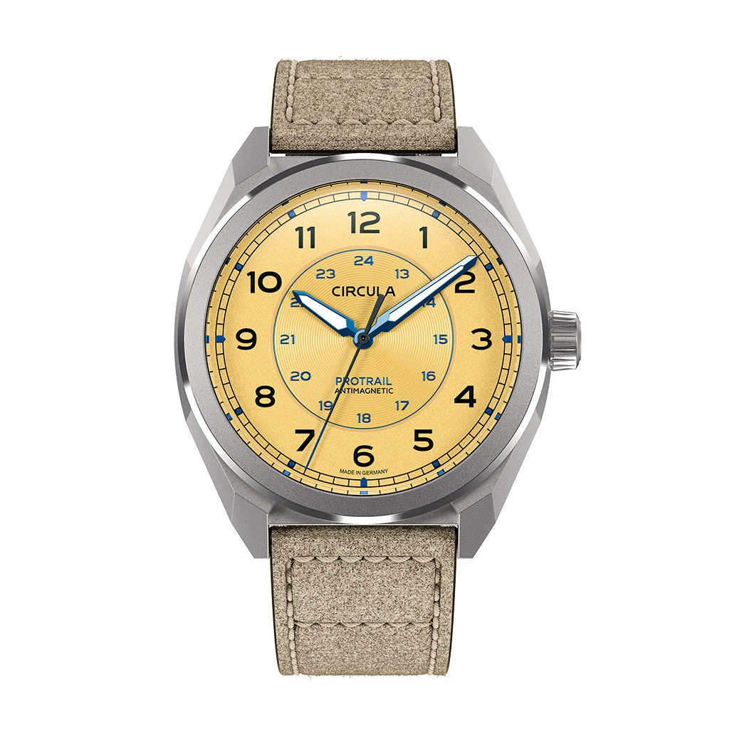 Circula ProTrail Automatic Field Watch with Sand Dial #PE-SS-DD kol saati