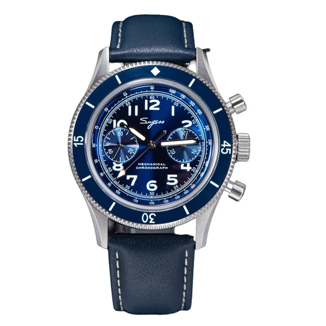 Sugess Chrono Heritage S423 Chronograph Blue Dial copy-of-chrono-heritage-s419-deep-blue-d