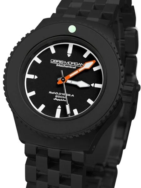Obris Morgan Nevon Automatic Black Dial PVD Watch with Robust Bracelet #NEVON-BPBO kol saa