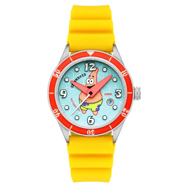 Spinnaker Cahill Automatic SpongeBob SquarePants Timekeeper Limited Edition Blue Dial #SP-