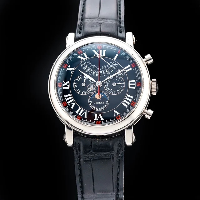 Franck Muller QPE I Round Perpetual Calendar Retrograde Ltd Ed POC210009N34135 kol saati