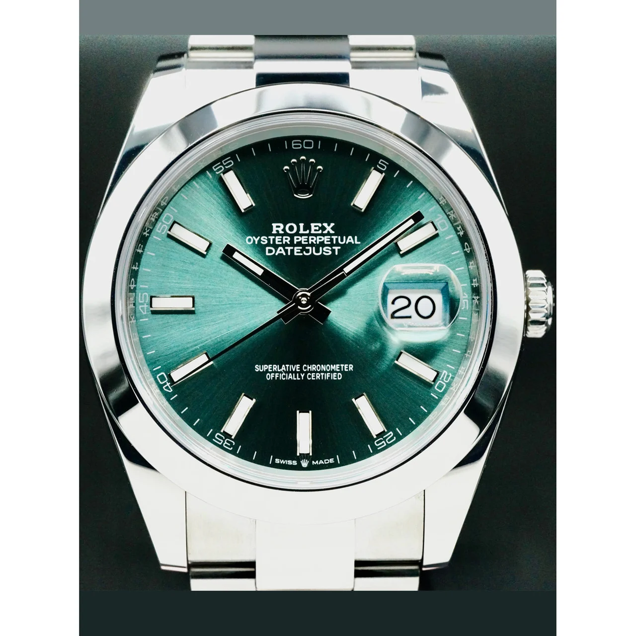 Rolex Datejust 41 Green Dial 210000078978 41 mm kol saati