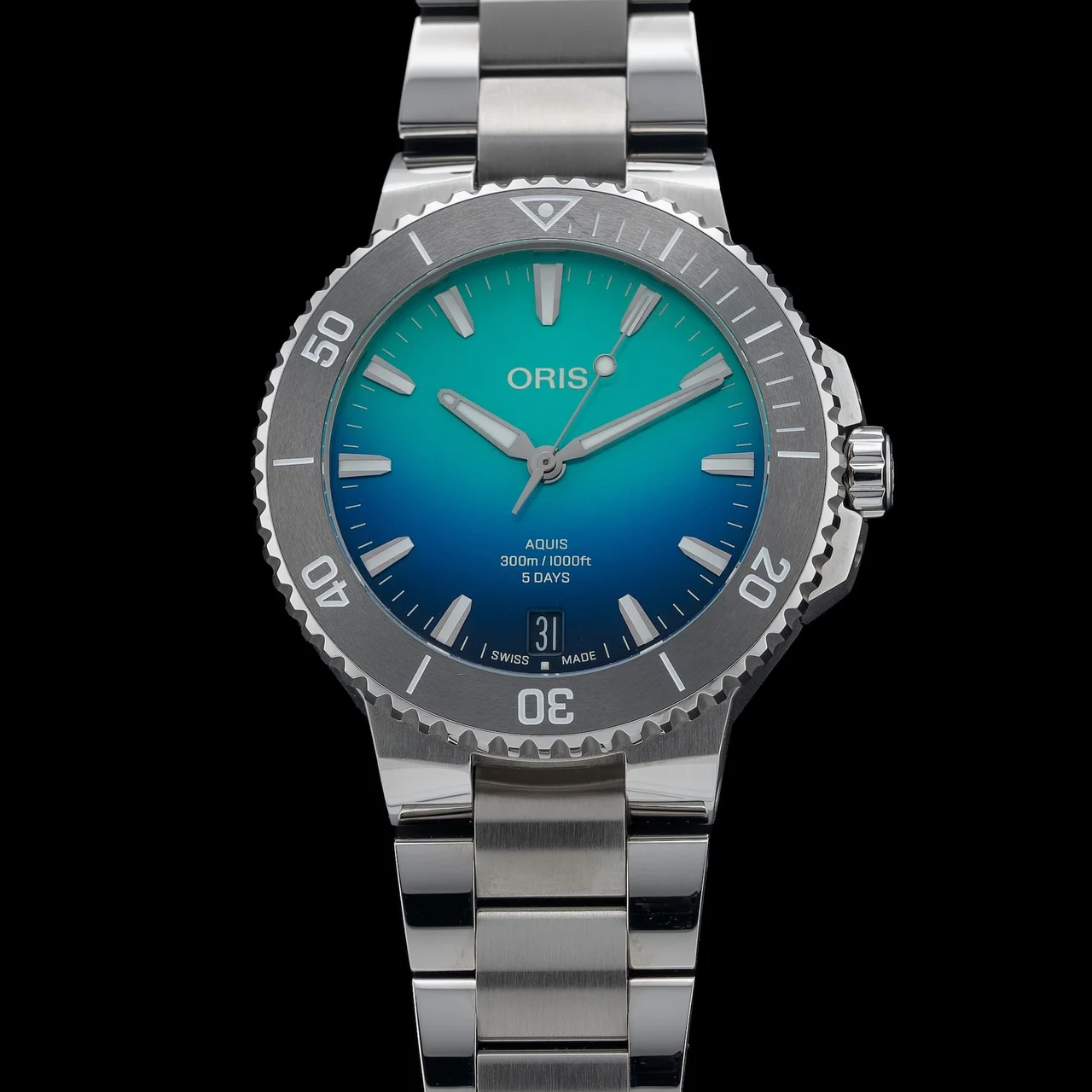 Oris Aquis Great Barrier Reef Limited Edition IV Blue 01 400 7790 4185 210009N41301 43 mm kol saati