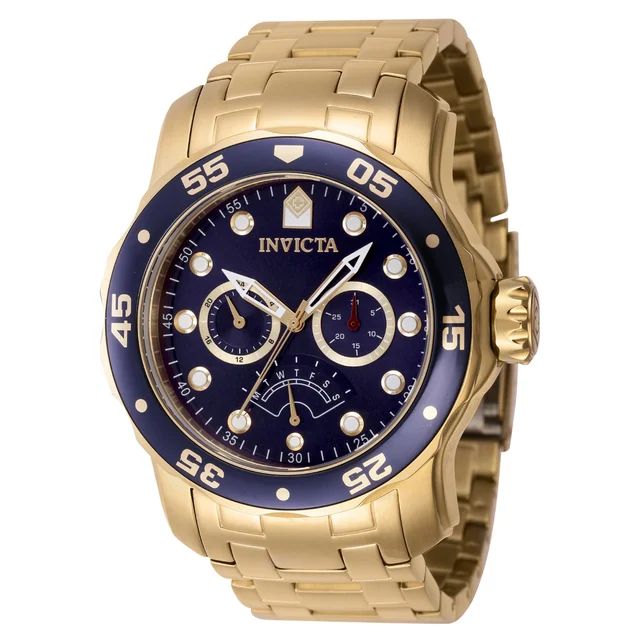 Invicta Open Box Pro Diver Watch - 48mm, Gold (AIC-46996) kol saati