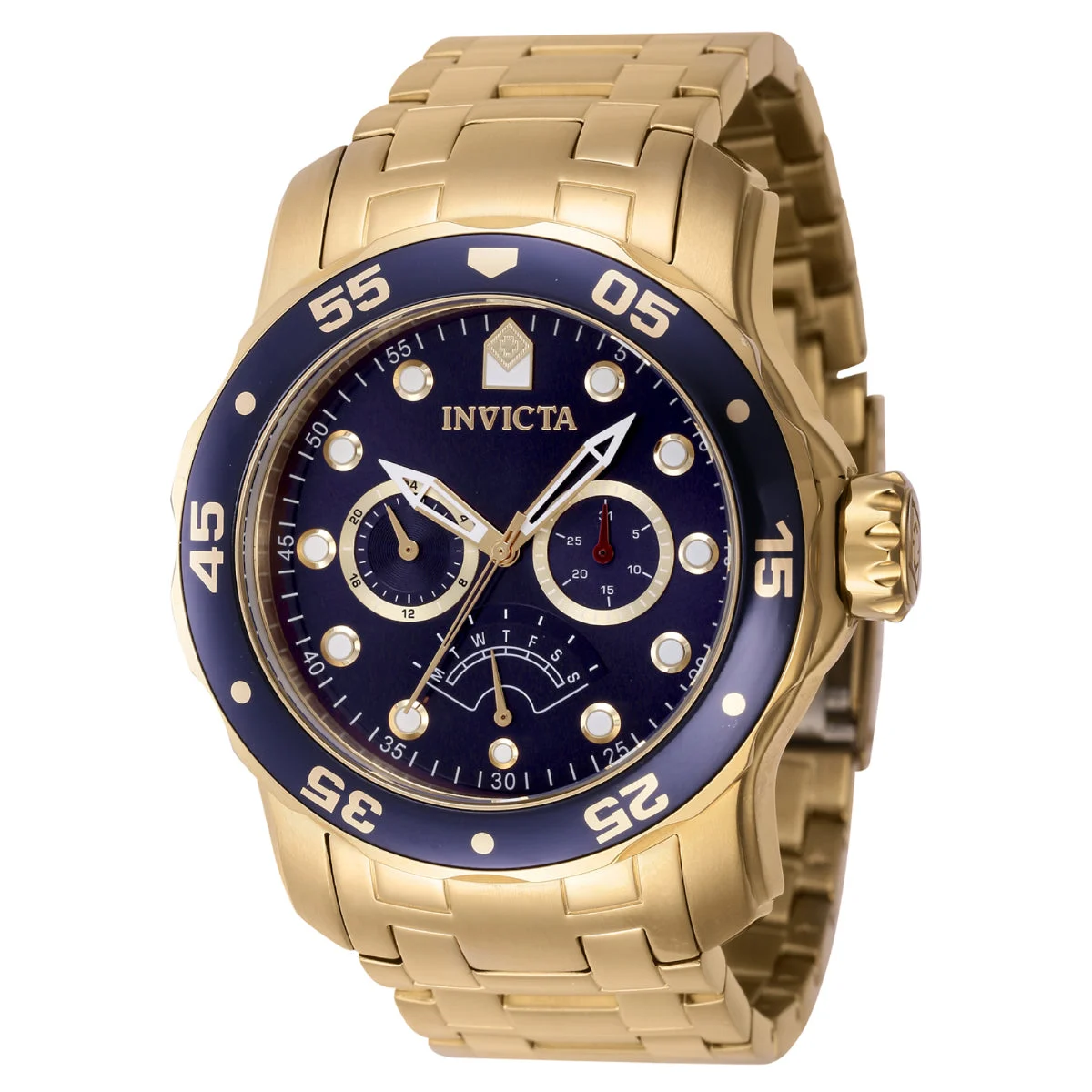 Invicta Open Box Pro Diver Watch - 48mm, Gold (AIC-46996) 48 mm kol saati