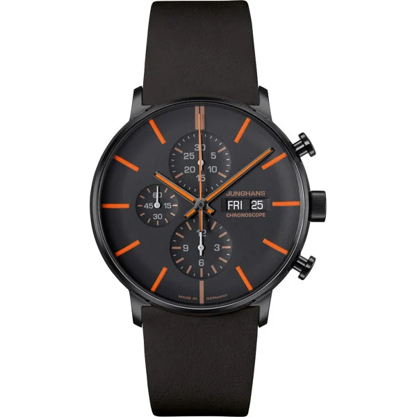 Junghans FORM A Chronoscope English Date 027/4370.03 kol saati