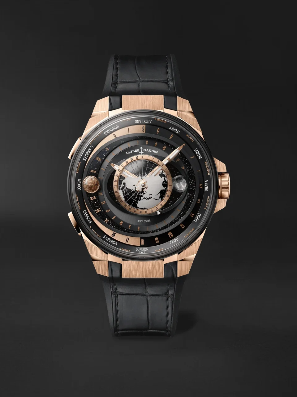 Ulysse Nardin Blast Moonstruck 1065-400LE-2A-BLACK/1A 45 mm kol saati