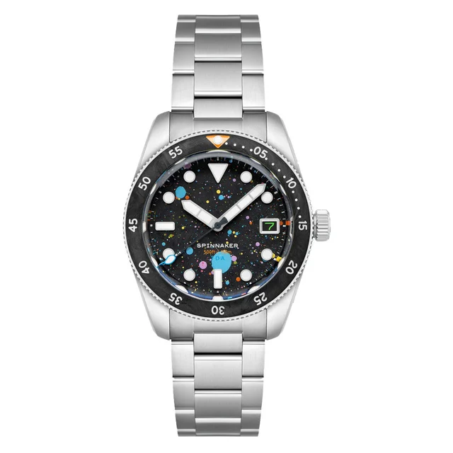 Spinnaker The Dial Artist LE Croft 39 Automatic Blood Orange Watch #SP-5141-33 kol saati