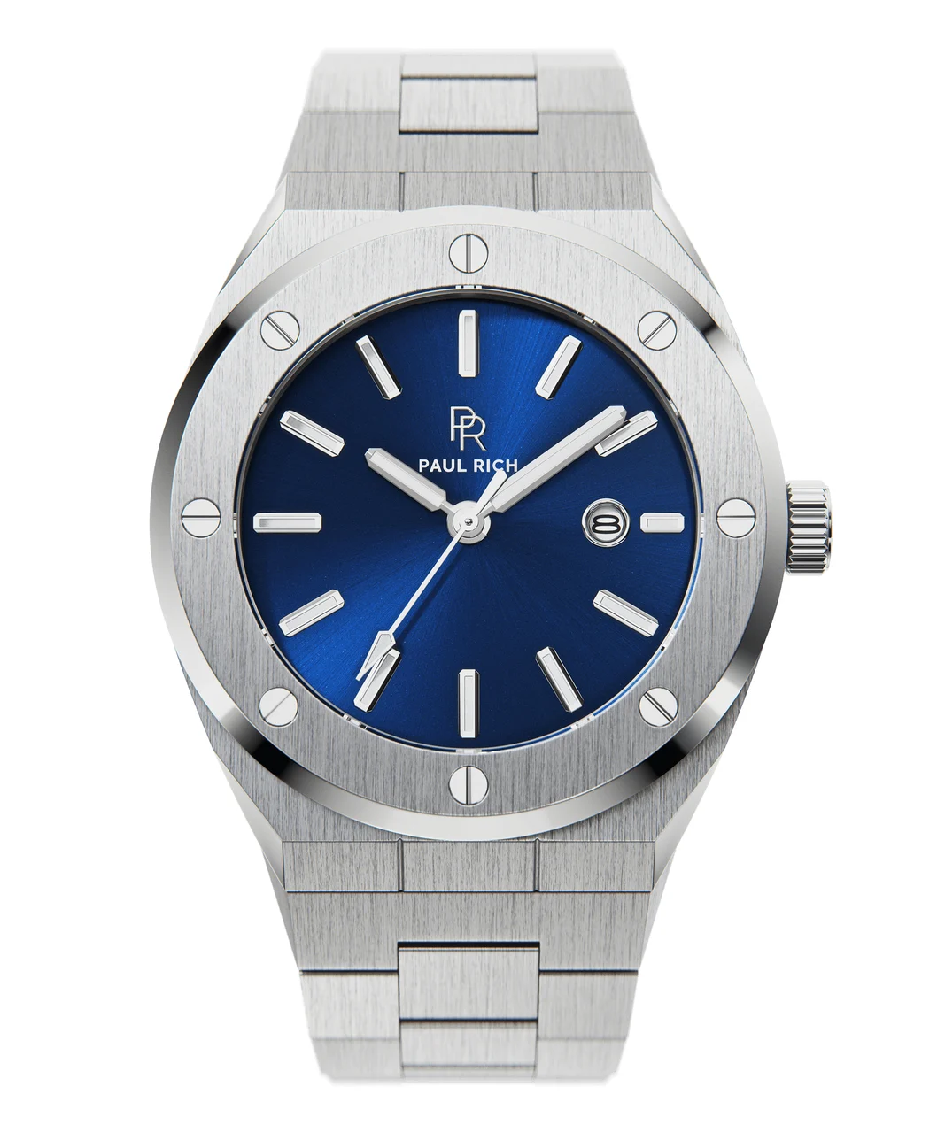 Paul Rich PR68SilverBlueSteel 45 mm kol saati