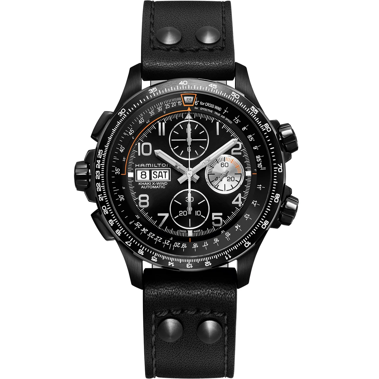 Hamilton Khaki Aviation X-Wind Auto Chrono H77736733 45 mm kol saati
