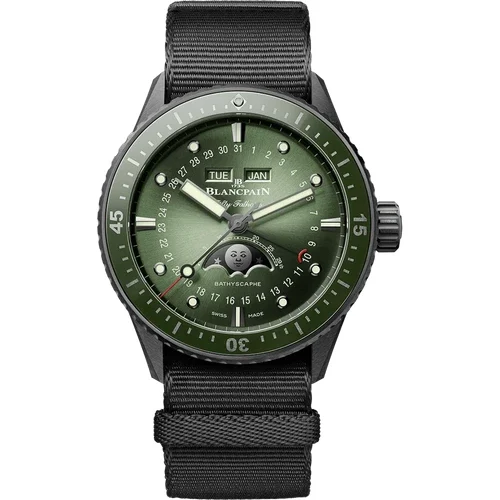 Blancpain Bathyscaphe Quantième Complet Phases de Lune 5054 0153 NABA 43.6 mm kol saati