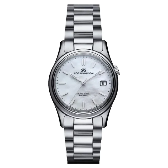 Sjöö Sandström Royal Steel Classic SS-1836-1-MOP-white kol saati
