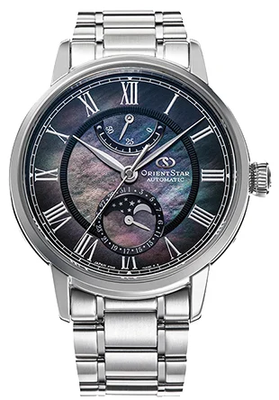 Orient Star Moon Phase O771 41 mm kol saati