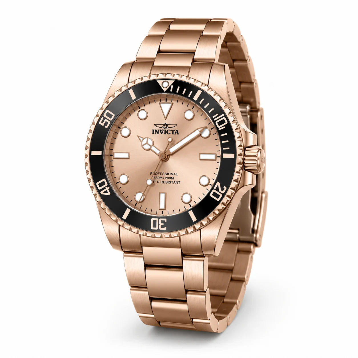 Invicta Pro Diver Watch - 38mm, Rose Gold (51008) 38 mm kol saati