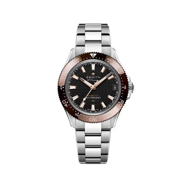Zenith Chronomaster Solo Sport 40mm - Brown on Bracelet 03.5001.3620/72.M5000 kol saati