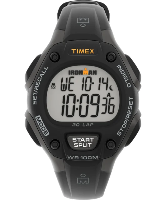 Timex IRONMAN Classic 30 Mid-Size Resin Strap Watch T5E961 kol saati