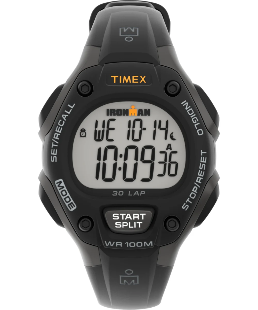 Timex IRONMAN Classic 30 Mid-Size Resin Strap Watch T5E961 34 mm kol saati