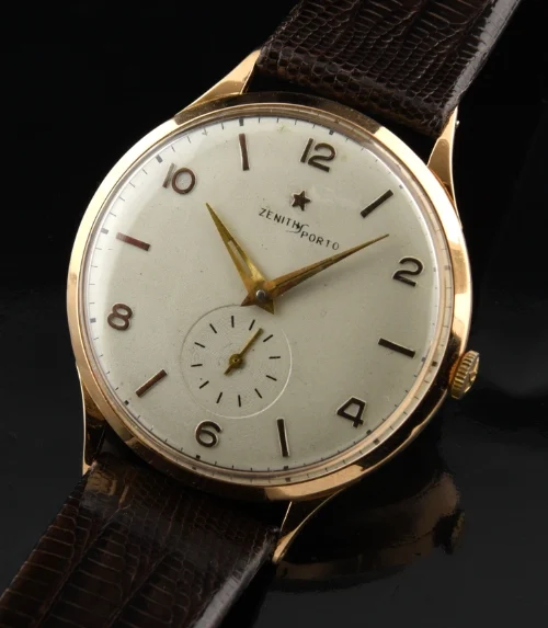 Zenith Oversized In 18k Gold kol saati