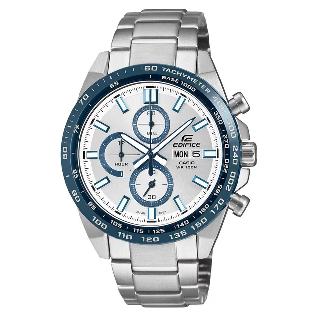 Casio Edifice 12 Hour Chronograph Watch #EFR-574DE-7AV kol saati
