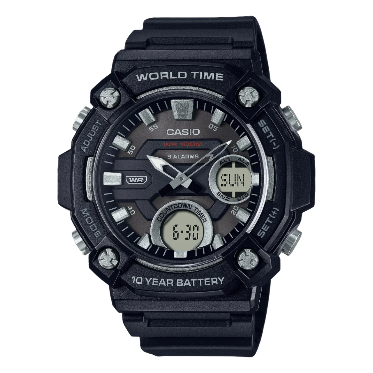 Casio AEQ120W-1A 53 mm kol saati