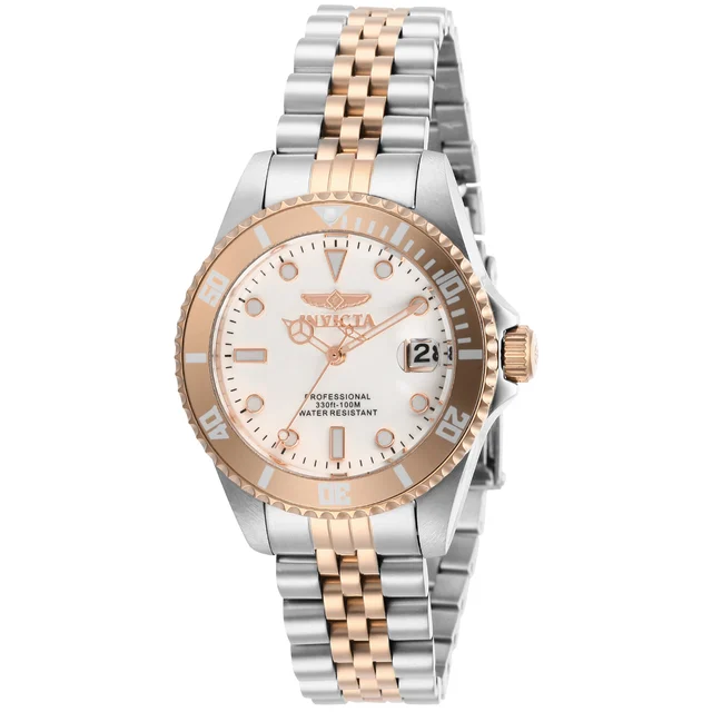 Invicta Pro Diver Watch - 34mm, Steel, Rose Gold (29193) kol saati