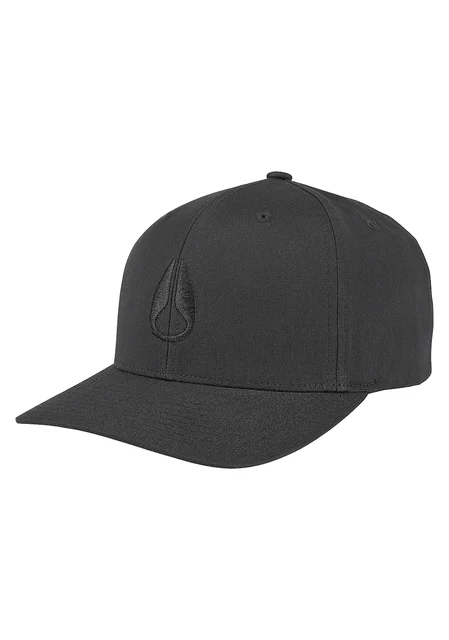 Nixon US Wings Snapback Hat - All Black C2876-001-00 kol saati