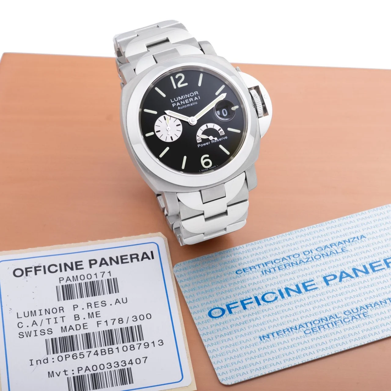 Panerai Switzerland OP 6574 kol saati