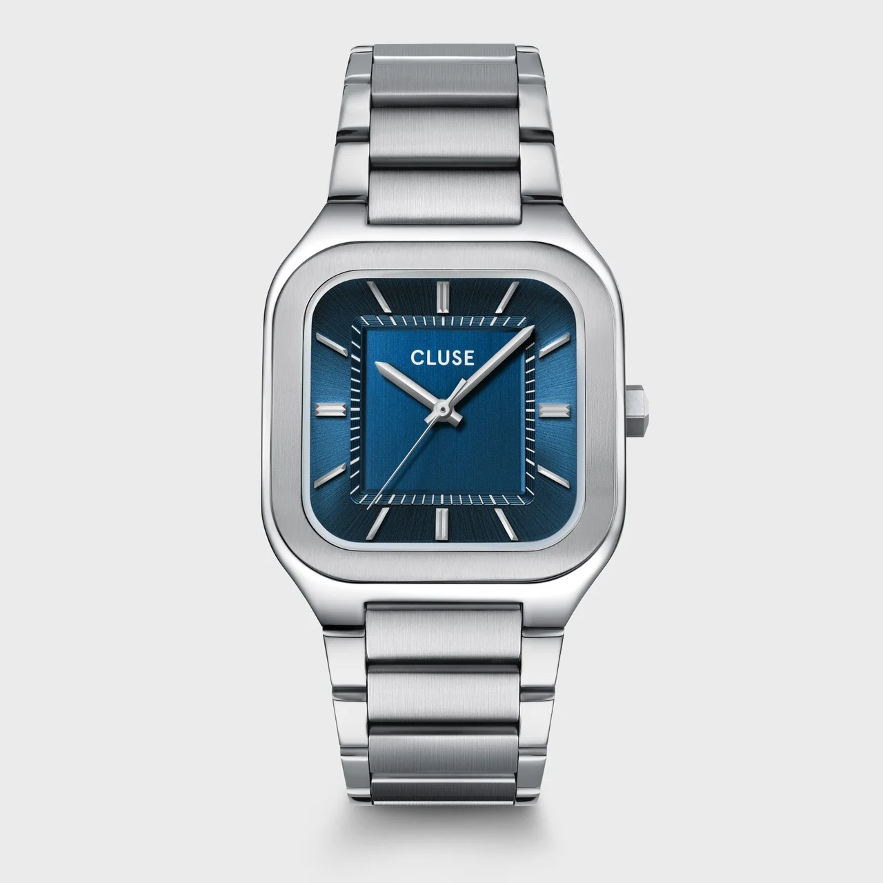 CLUSE Quadrus Watch Steel, Blue, Silver Colour CW25701 35 mm kol saati