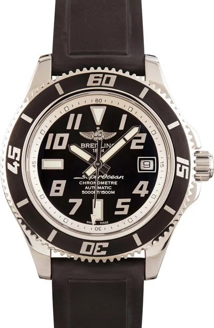 Breitling Superocean Black Dial A1736402/BA29 kol saati