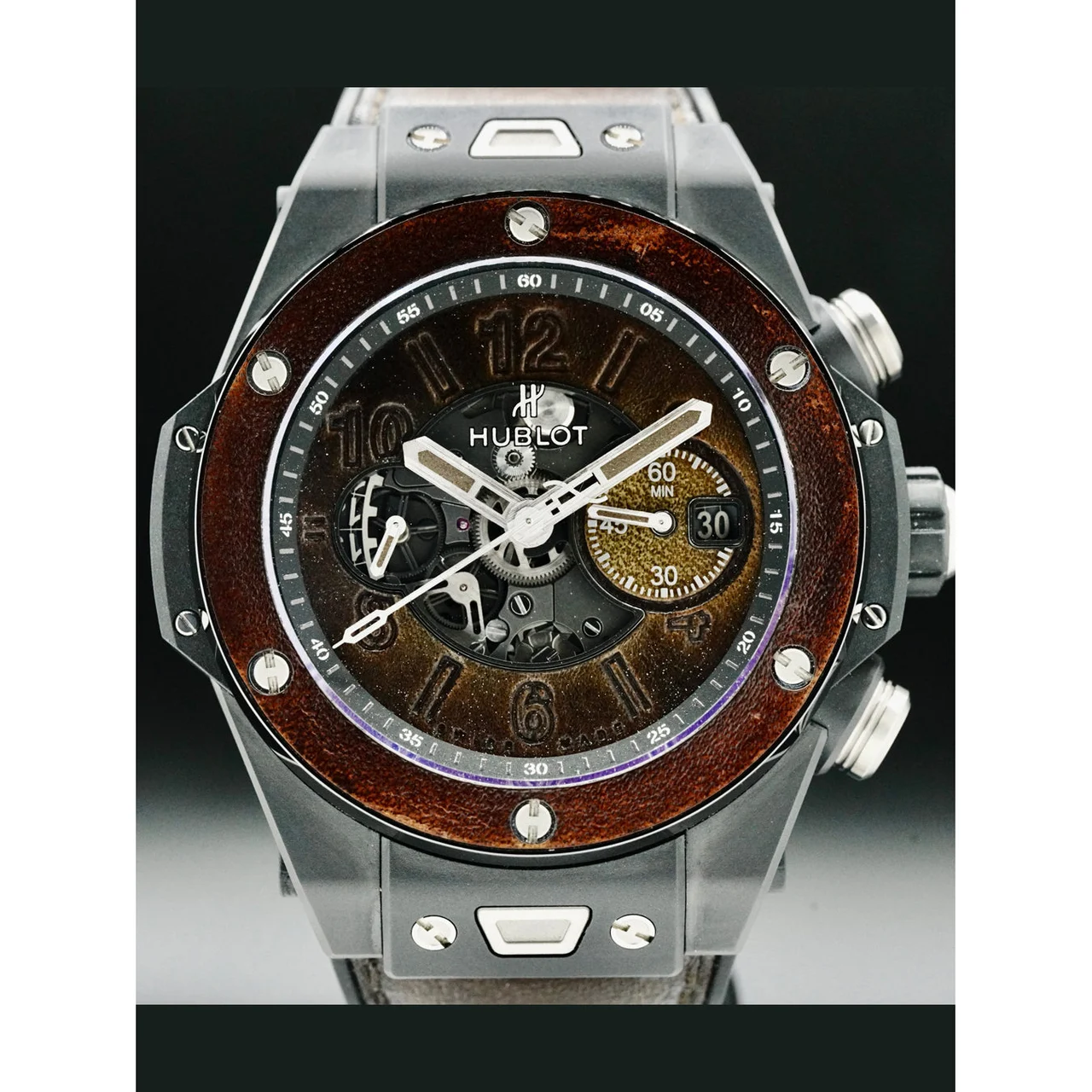 Hublot Big Bang Unico Berluti Cold Brown 45mm 411.CI.0500.VR.BER20 210000024245 45 mm kol saati
