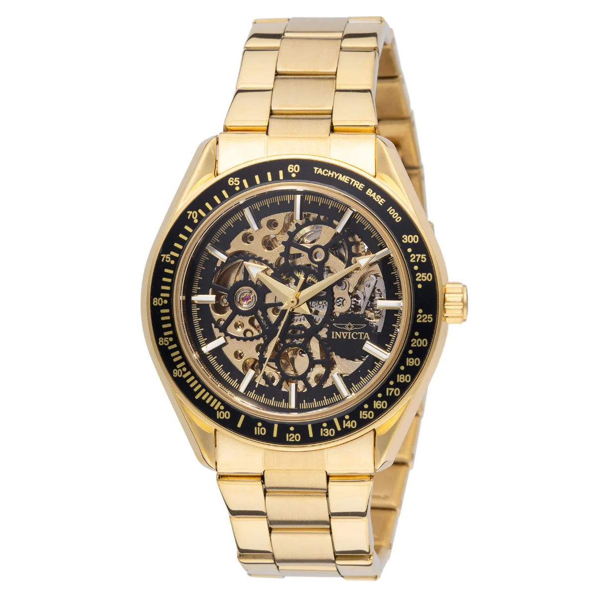 Invicta Open Box Objet D Art Automatic Watch - 43mm. Gold (AIC-49502) 43 mm kol saati