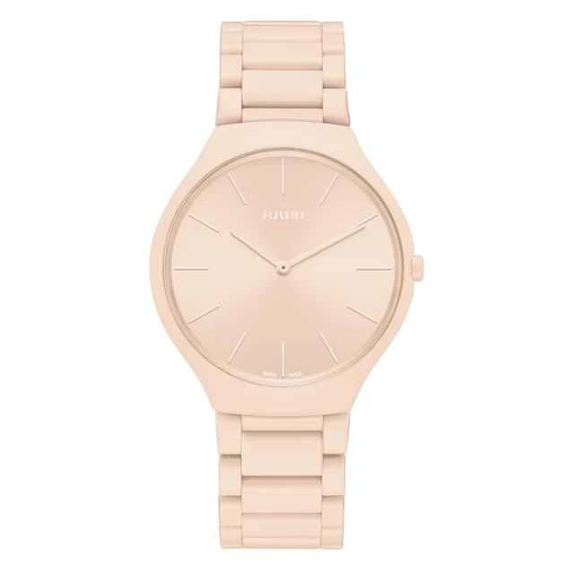 Rado True Thinline Les Couleurs™ Le Corbusier Pale sienna 32123 R27097672 kol saati
