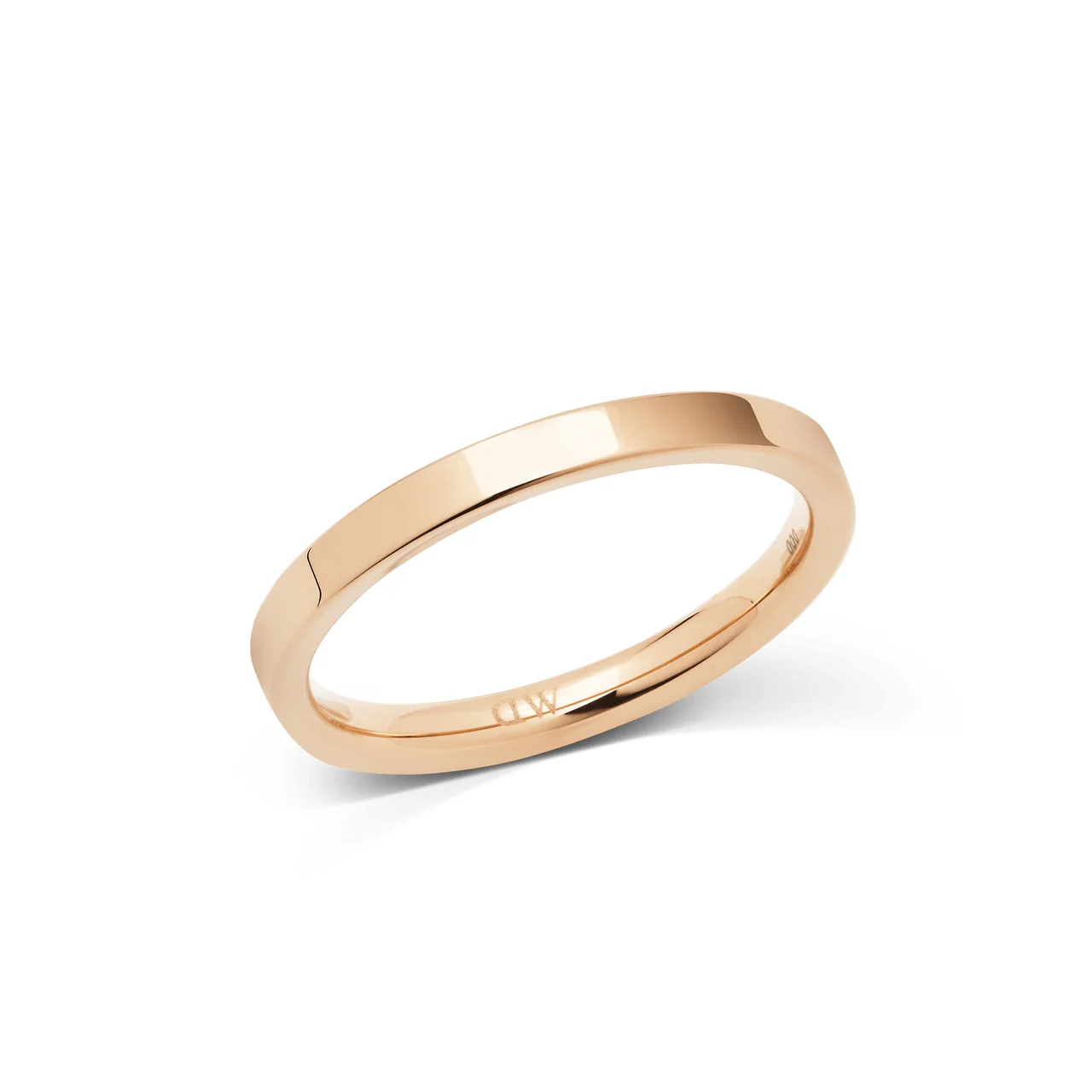 DANIEL WELLINGTON Line Ring Polished Rose Gold 2.5mm DW00401879 kol saati