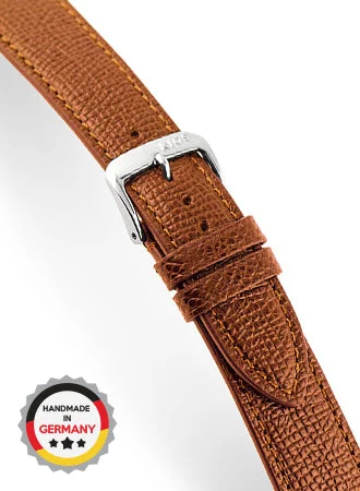 RIOS Grained Leather French - Cognac - Genuine Cowhide 4506/RI kol saati