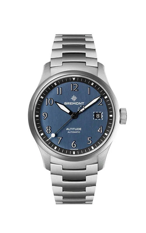 Bremont Altitude ALT39-DT-SS-BL-B 39 mm kol saati