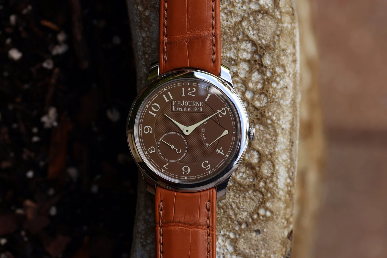 F.P. Journe CHRONOMÈTRE SOUVERAIN Havana ref. CS in Platinum 40 mm kol saati
