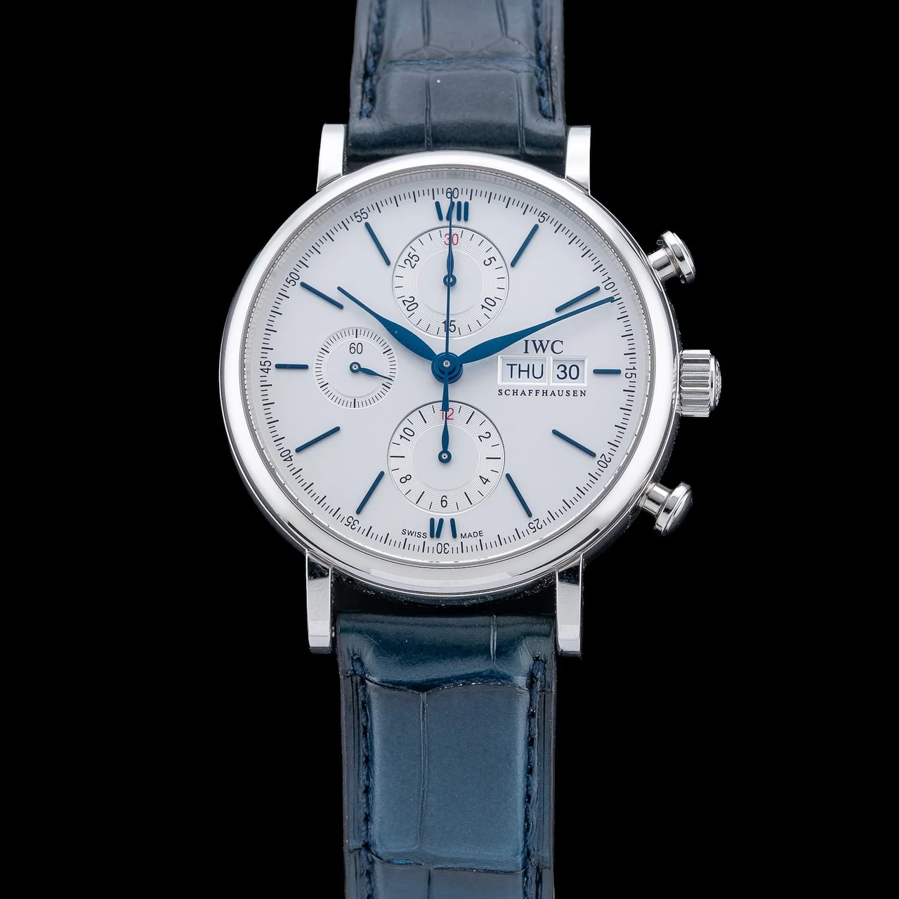 IWC Portofino Chronograph IW391037 210009N43190 42 mm kol saati