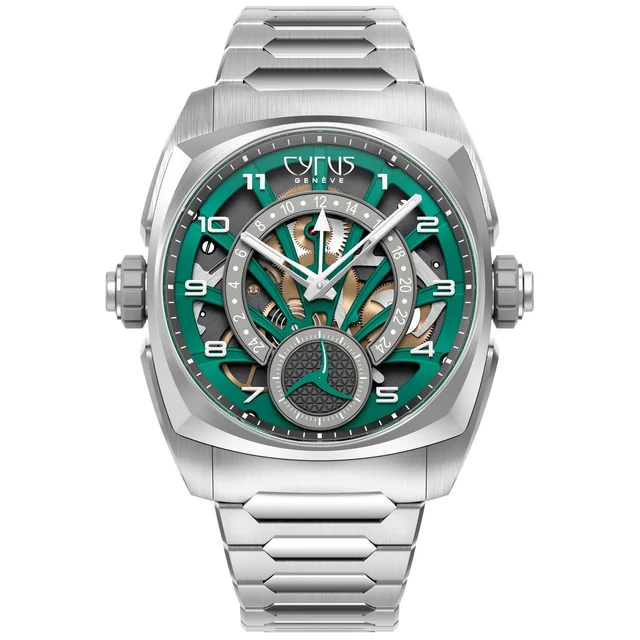 Cyrus Klepcys GMT Palm Green 539.507.TTM.C kol saati
