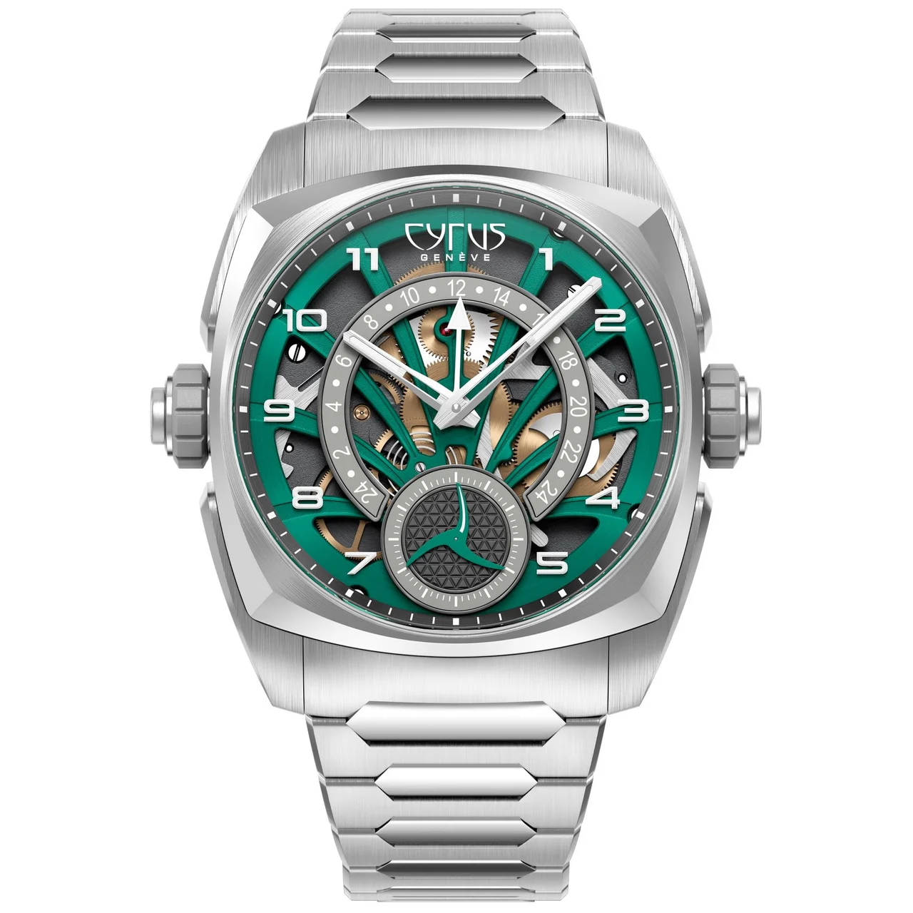 Cyrus Klepcys GMT Palm Green 539.507.TTM.C kol saati