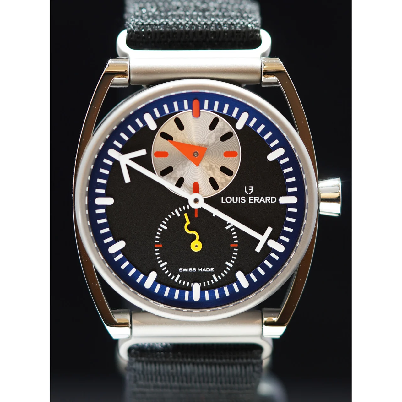 Louis Erard Régulateur x Alain Silberstein US Edition 210009N31917 40 mm kol saati