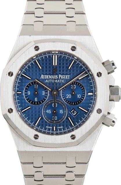 Audemars Piguet Royal Oak Chronograph Blue Dial 26320ST.OO.1220ST.03 kol saati